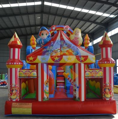 6*4m Erwachsenengröße aufblasbarer Sprungbouncer für Zirkus-Themen Spaß und Unterhaltung