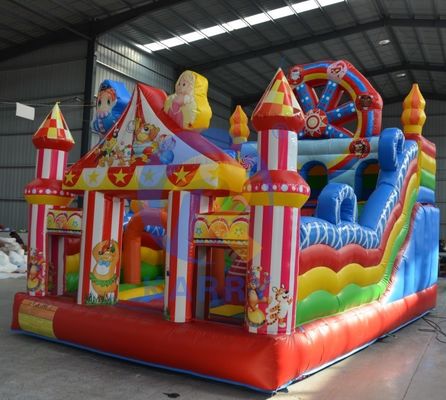 6*4m Erwachsenengröße aufblasbarer Sprungbouncer für Zirkus-Themen Spaß und Unterhaltung