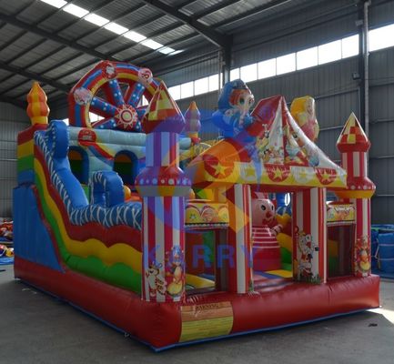 6*4m Erwachsenengröße aufblasbarer Sprungbouncer für Zirkus-Themen Spaß und Unterhaltung