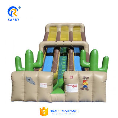 Custom PVC Luft Wasserrutsche für Kinder und Erwachsene Spaß im großen kommerziellen aufblasbaren Park