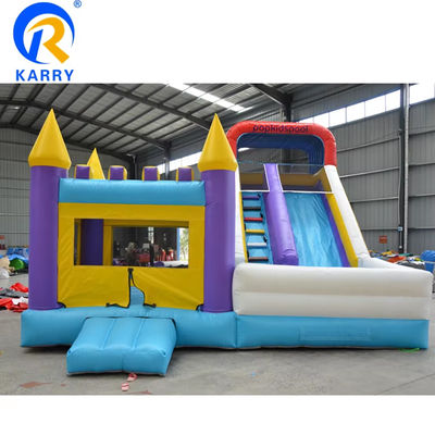 Klassischer Kinder-Springer aufblasbare Schloss-Slide-Combo mit Schwimmbad Digitaldruck