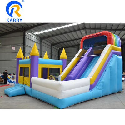 Klassischer Kinder-Springer aufblasbare Schloss-Slide-Combo mit Schwimmbad Digitaldruck