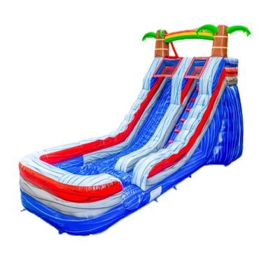 Individuelle Größe Aufblasbare Sprungrutsche Trockene und Wasserluftschleuse für Outdoor-Abenteuer