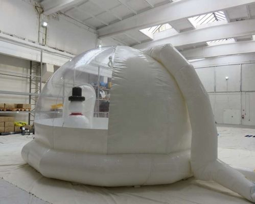 Transparente aufblasbare Schneekugel für Camping im Freien Unisex Altersbereich 14 Jahre bis