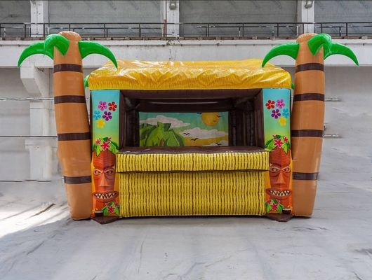 Aufblasbare Pub-Zeltblaser mit Blaser, der aufblasbare tropische Tiki-Bar ausstellt