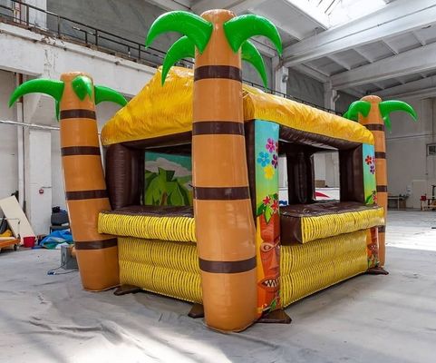 Aufblasbare Pub-Zeltblaser mit Blaser, der aufblasbare tropische Tiki-Bar ausstellt