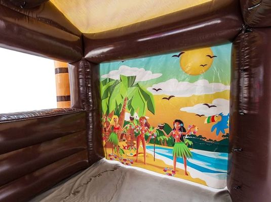 Aufblasbare Pub-Zeltblaser mit Blaser, der aufblasbare tropische Tiki-Bar ausstellt