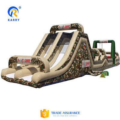 Maßgeschneiderter Farbpark aufblasbare Wasserrutsche spielerisch und phantasievoll Spaß garantiert