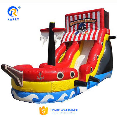 Maßgeschneiderter Farbpark aufblasbare Wasserrutsche spielerisch und phantasievoll Spaß garantiert