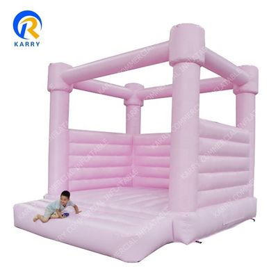 Anpassungsfähige Pastell rosa Springburg für Hochzeits- oder Geburtstagsfeier aufblasbare Trampolin
