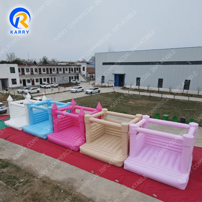 Anpassungsfähige Pastell rosa Springburg für Hochzeits- oder Geburtstagsfeier aufblasbare Trampolin