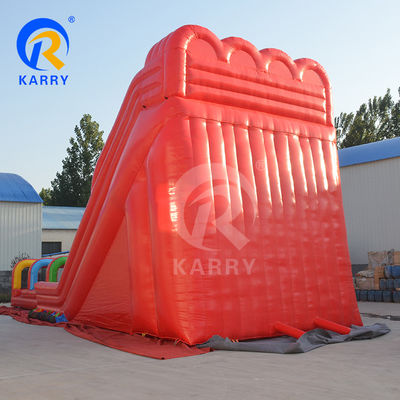 CH PVC Materialien Aufblasbare Wasserrutsche Sprunghaus Rutsche Maximalkapazität 100-500kg Park