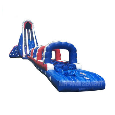 Ausrüstung für Vergnügungsparks Außen aufblasbares Spielzeug Wasserrutsche Maximalkapazität 100-500 kg PVC