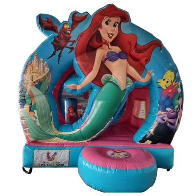 Kleines Springendes Springendes Schloss mit Meerjungfrau-Thema Altersbereich 14 Jahre höher PVC-Material
