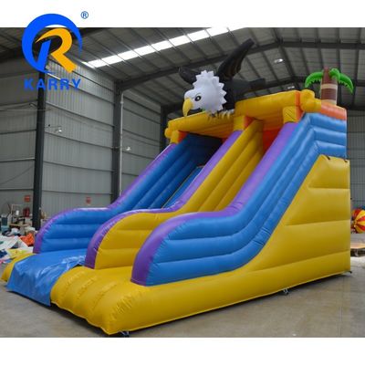 Anpassungsgröße Outdoor Entertainment Angry Crow aufblasbare Wasserrutschen für Kinder spielen