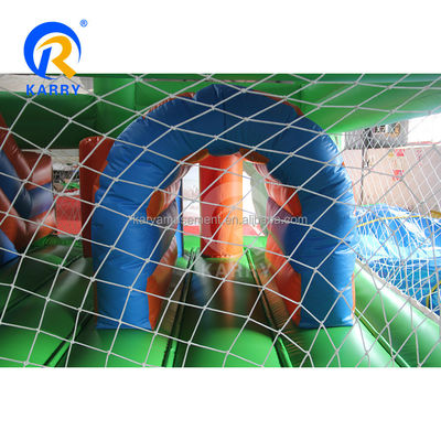 Jump Slide und Score PVC aufblasbares Türsteherhaus für Unisex-Fußballfans
