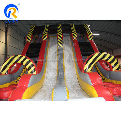 Maximale Kapazität < 100 kg Außen aufblasbare Wasserrutsche für Veranstaltungen