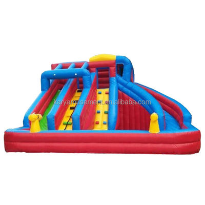 Sommer Big Pool Slide Aufblaskasten für Kinder Outdoor-Schwimmbad Klettern Spiel