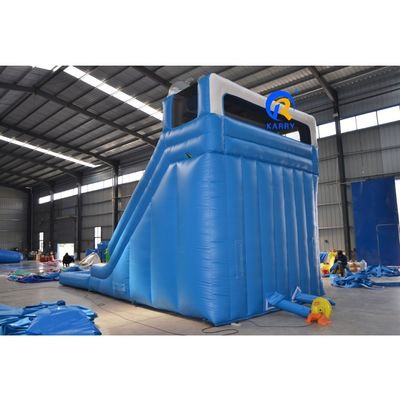 Maximalkapazität 100-500 kg Kommerzielle doppelte Verwendung aufblasbare Wasserrutsche für Erwachsene Kinder