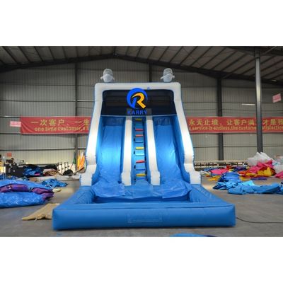 Outdoor Kinder Erwachsene Party Springen Sprungkasten Wasserrutsche für kommerzielle Anlässe