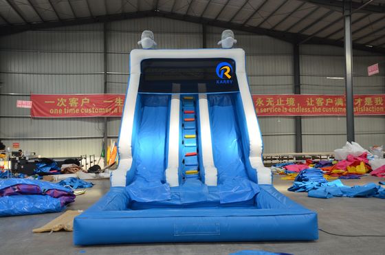 Outdoor Kinder Erwachsene Party Springen Sprungkasten Wasserrutsche für kommerzielle Anlässe