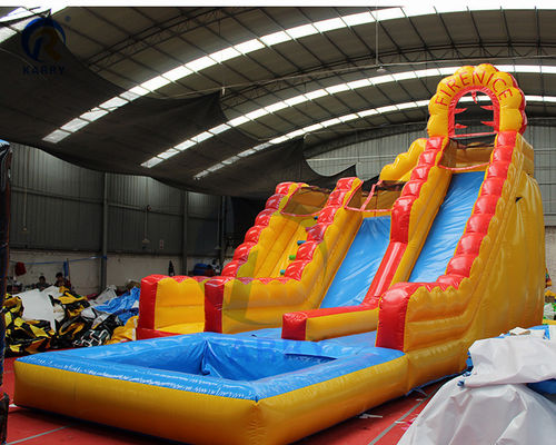14 Jahre auf Commercial Event Promotion Outdoor aufblasbarer Wasserpark mit Pool und Schloss