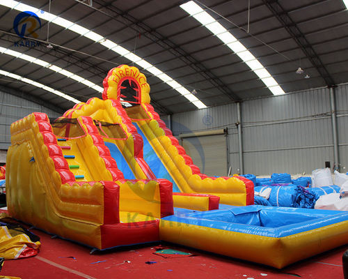 14 Jahre auf Commercial Event Promotion Outdoor aufblasbarer Wasserpark mit Pool und Schloss