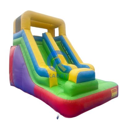 5-10 Kinderkletterspiel aufblasbarer Aussteiger Wasserrutsche Sprungschloss mit Pool