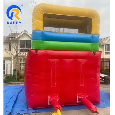 5-10 Kinderkletterspiel aufblasbarer Aussteiger Wasserrutsche Sprungschloss mit Pool