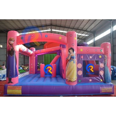 PORTABLE Prinzessin Schloss Sprunghaus Aufblaser Sprungschleifer Combo für Kinder