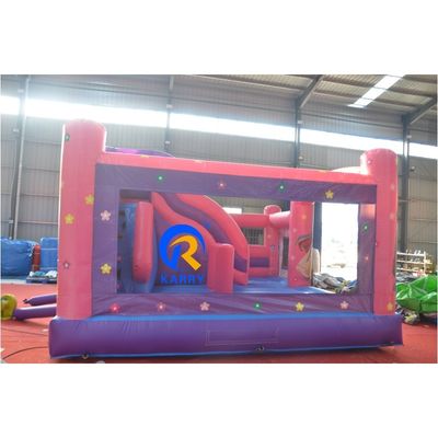 PORTABLE Prinzessin Schloss Sprunghaus Aufblaser Sprungschleifer Combo für Kinder