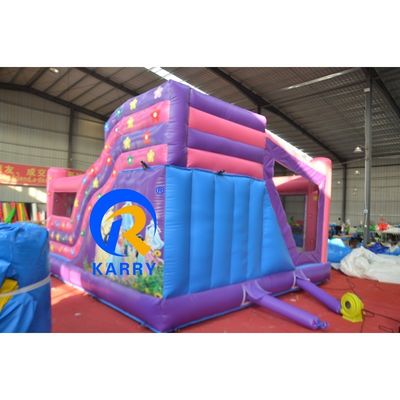 PORTABLE Prinzessin Schloss Sprunghaus Aufblaser Sprungschleifer Combo für Kinder