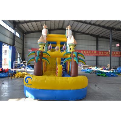 27FT Prinzessin Schloss Themen kommerzielle aufblasbare Wasserrutschen Outdoor Trocken für Erwachsene