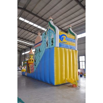 27FT Prinzessin Schloss Themen kommerzielle aufblasbare Wasserrutschen Outdoor Trocken für Erwachsene
