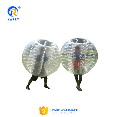 Kinder und Erwachsene Körper PVC Stoßfängerkugeln Wasser Rollkugeln Spiele für Outdoor-Aktivitäten