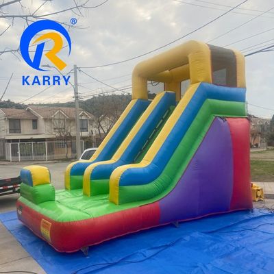 Maximalkapazität 100-500 kg Aufblasbare kleine Rutsche Aussteiger Schloss für Kinderparty Vermietung
