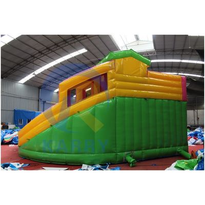 Farbiger Marmor Tropischer Wasserrutsch aufblasbarer Combo Bouncer für Unisex Verkauf