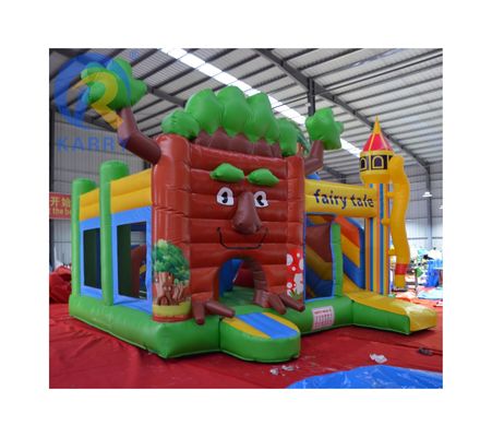 Funktionen PORTABLE Die neueste Waldschloss-Rutsche Outdoor-Spielzeugschloss für Zuhause / Unternehmen