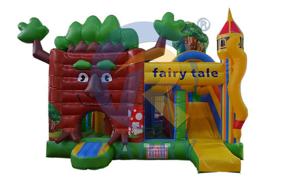 Funktionen PORTABLE Die neueste Waldschloss-Rutsche Outdoor-Spielzeugschloss für Zuhause / Unternehmen