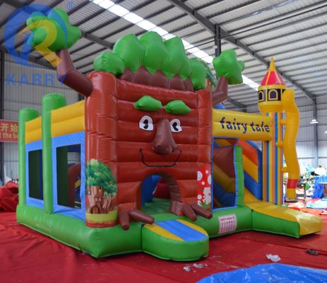 Funktionen PORTABLE Die neueste Waldschloss-Rutsche Outdoor-Spielzeugschloss für Zuhause / Unternehmen