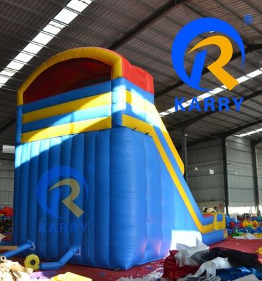 2023 Heisswasser-Slide-Combo-Pool mit Doppelspur-Rotationsdesign und PVC-Material