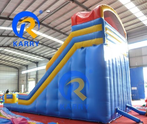 2023 Heisswasser-Slide-Combo-Pool mit Doppelspur-Rotationsdesign und PVC-Material