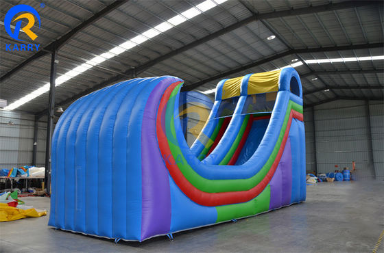 10*3,5*6m Leistungsgetriebene PVC-Wasserrutsche zur Vermietung von Sommerpartys