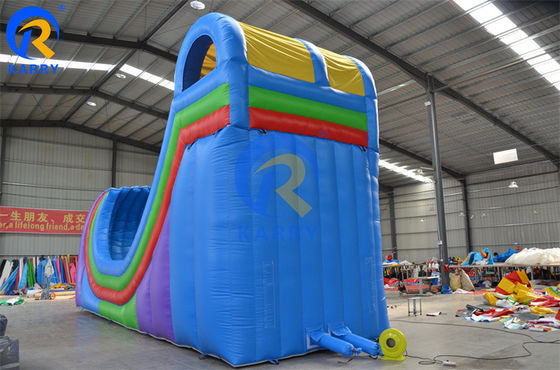 10*3,5*6m Leistungsgetriebene PVC-Wasserrutsche zur Vermietung von Sommerpartys