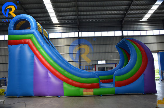 10*3,5*6m Leistungsgetriebene PVC-Wasserrutsche zur Vermietung von Sommerpartys