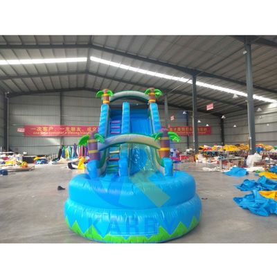 Maximalkapazität Über 500 kg Aufblasbare Wasserrutsche für den Freien