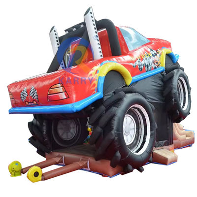 OEM akzeptabel PVC Offroad-Rennwagen Trampolin-Rutschenkombination Elastiziertes Schloss