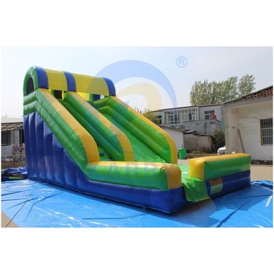 Attract CE EN14960 zertifizierte Leopard Print Arch aufblasbare Wasserrutschen mit Schwimmbad