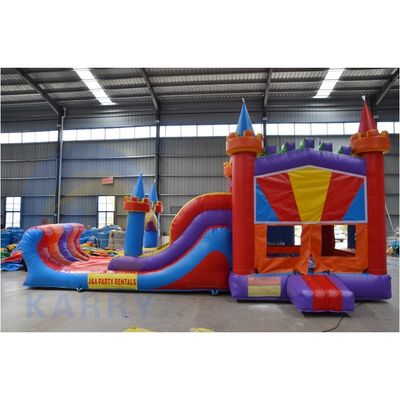 CE Bläser Reparatur Zubehör inklusive Bausteine Aufblasbares Sprunghaus mit Rutsche