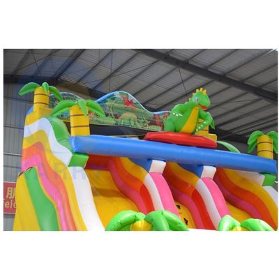 Freier öffentlicher Spielplatz aufblasbare Sprung-Sprungschloss mit extra breiter Rutschbahn